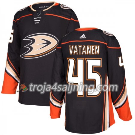 Anaheim Ducks tröja Sami Vatanen 45 Adidas 2017-2018 Svart Authentic - NHL Tröjor Herr